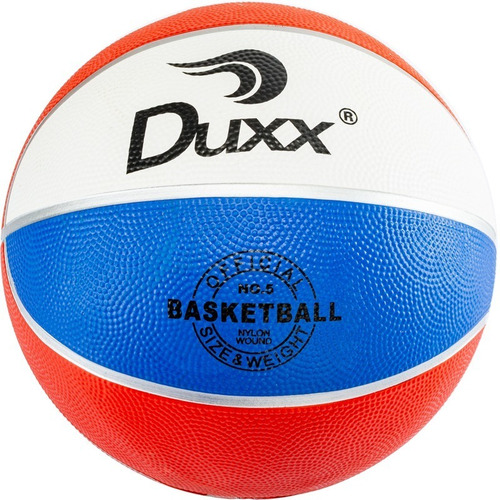 Imagen 1 de 2 de Balón De Basquetbol Oficial Hule Duxx Multicolor #5