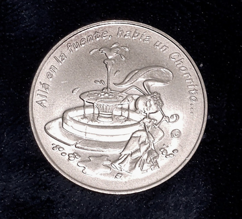 Medalla/moneda Plata Colección Bbva De Cri Cri El Chorrito