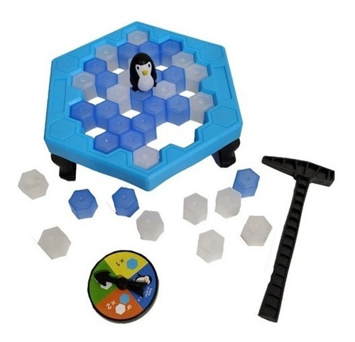 Jogo de mesa Pinguim Numa Fria Art Brink Brinquedo Natal