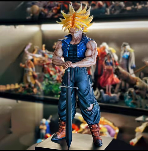 Boneco Trunks Ssj2 27 Cm Só Hoje Pronta Entrega
