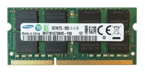 Memoria Ram Ddr3 8gb Samsung 1600mhz Pc3-12800s Laptop Note