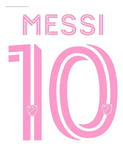 Numero #10 Messi Titular-suplente Inter Miami 2023 Mls