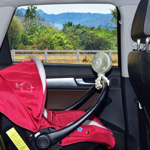 Ventilador Eléctrico Para Coche Autos Blanco Wihoo