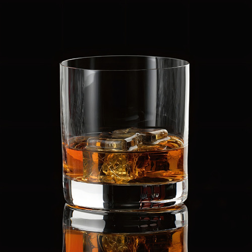 Jogo 12 Copos De Cristal Para Whisky 410ml Barline Bohemia Cor Não Aplica