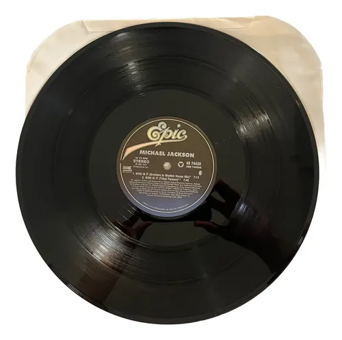 Lp Michael Jackson Who Is It Single De Época Americano