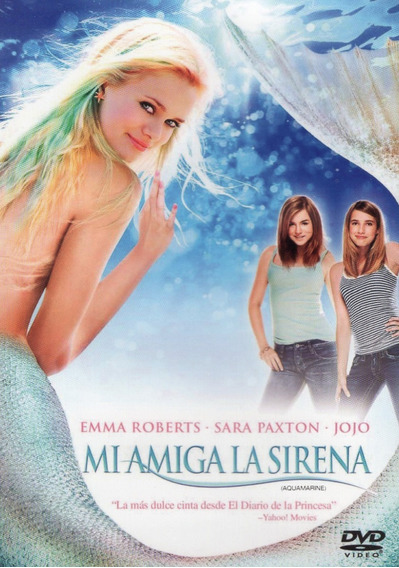 Delegación amor Catedral Mi Amiga La Sirena Aquamarine Emma Roberts Pelicula Dvd | KARZOV