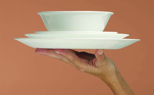 Set De 3 Tazones De Vidrio Winter Frost Para Fideos, 828 Ml