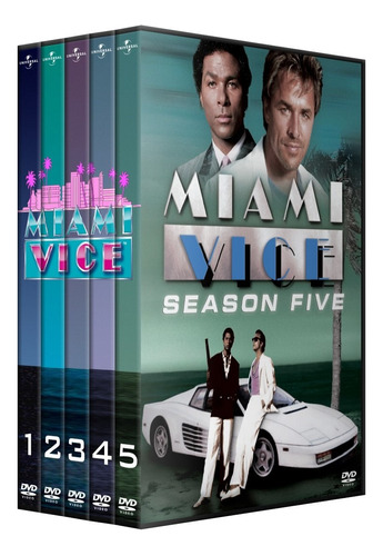 Division Miami Vice Serie Completa 5 Temporadas Dvd Latino