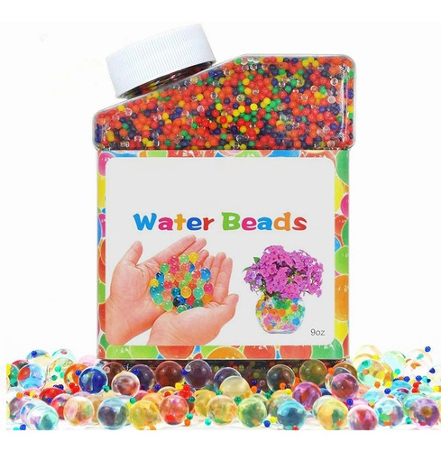 50000pcs Perlas De Agua Rainbow Mix Crystal Suelo No Tóxico