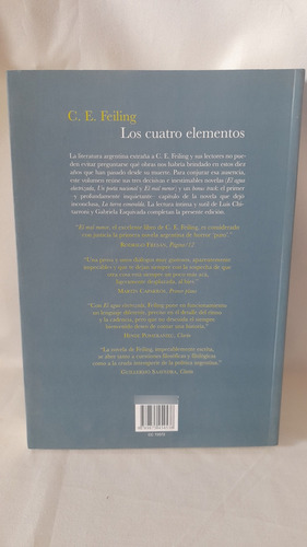 C. E. Feiling Los Cuatro Elementos - Inconseguible (Usado)