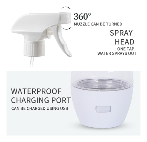 Botellas De Spray De 300 Ml Para Soluciones De Limpieza Y Us