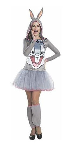 Disfraz Talla Large Para Mujer De Vestido De Bugs Bunny