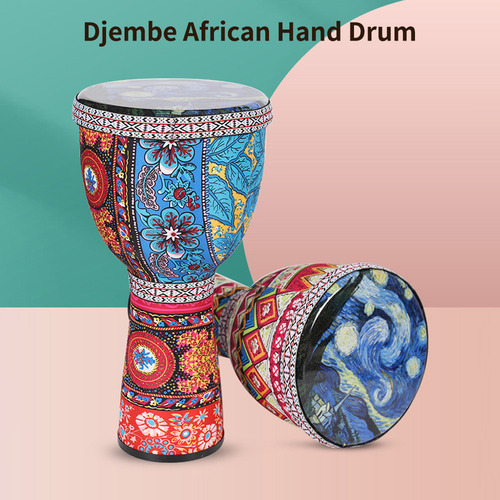 Tambor Africano Djembe Portátil De 8 Pulgadas