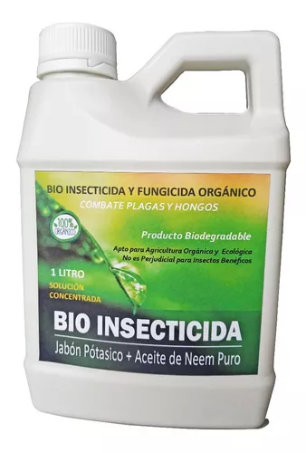 Aceite de NEEM con jabón potásico - Insecticida orgánico