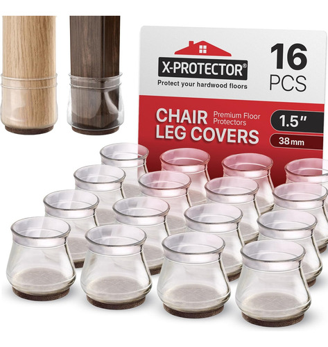 Protectores De Suelo De Silicona Para Patas De Silla 16 Piez