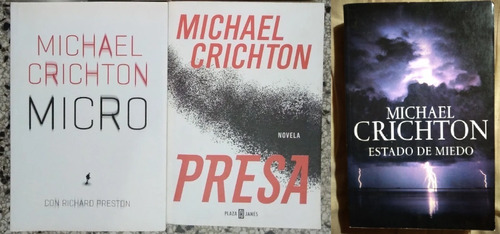 Michael Crichton Presa Micro Estado De Miedo Impecab Gde C/u