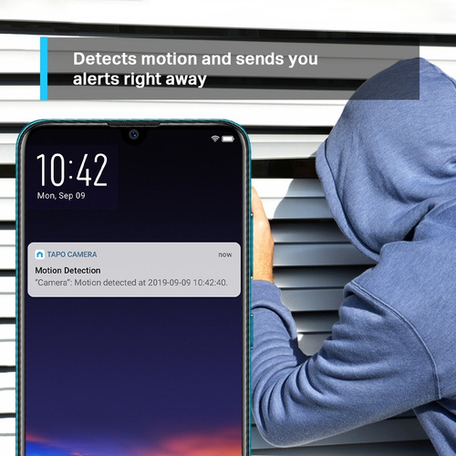 Imagen 3 de 9 de Cámara Ip Seguridad Home Domo Tp Link Tapo Gira 360º