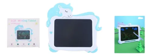 Pantalla Lcd Magic Board Tablet Lapiz Marco Unicornio Niños
