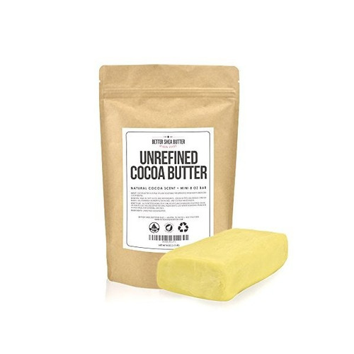 La Manteca De Cacao Sin Refinar - Raw, 100% Puro Con Aroma N