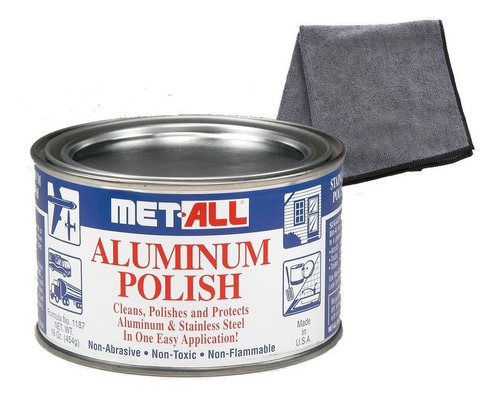 Met-all Pulido De Aluminio Para Limpiar Pulimento De Alta Ox