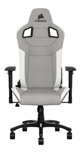 Imagen 1 de 4 de Silla Gamer Corsair T3 Rush Grey/white
