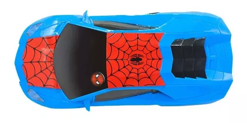 Carrinho Homem Aranha Controle Remoto 7 Funções Bateria - Pirlimpimpim  Brinquedos