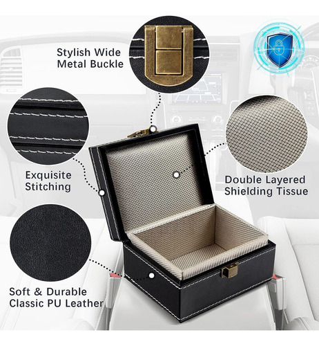 Caja Faraday Mini Para Llaves Rfid De Un Solo Blindaje