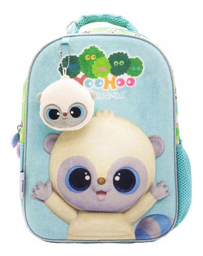 Mochila Jardín Termoformada 12 Pulgadas Yoohoo Oso Osito