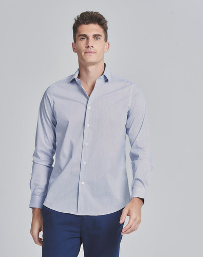 Camisa Maria, Slim Fit, Hombre, 100% Algodón, Cuadros Equus