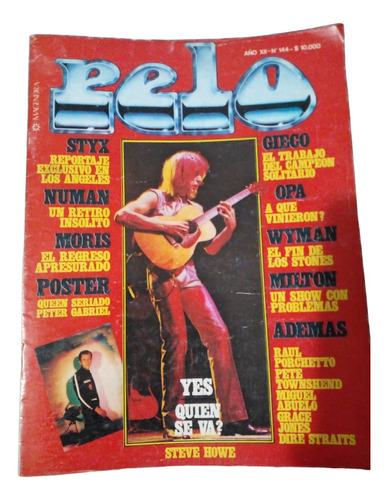 Revista Pelo Yes Gieco Miguel Abuelo Sin Poster 1981