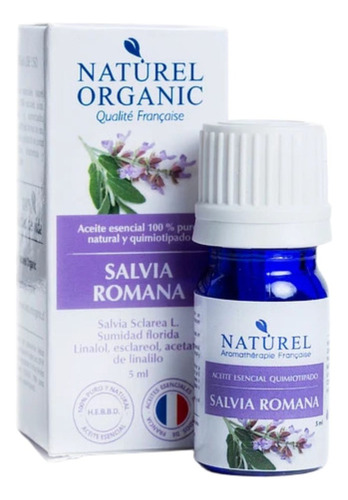 Aceite Esencial Salvia Romana Naturel Organic Aromaterapia
