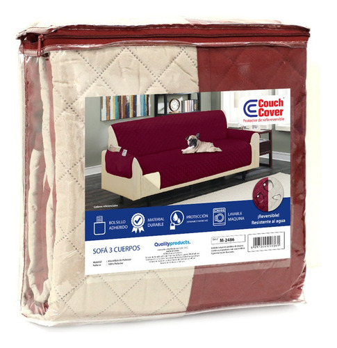Cobertor Protector De Sofá De 3 Cuerpos Couch Cover - Outlet