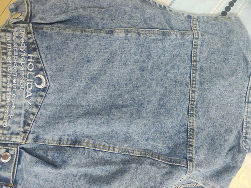 Imagen 7 de 8 de Chaleco Vaquero Para Mujer Con Grandes Bolsillos Y Chaqueta