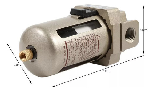 G1/2 Compresor De Aire Filtro De Humedad Agua Separador De A