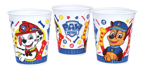 Vaso Paw Patrol Pack X 10 Producto Oficial Cumpleaños