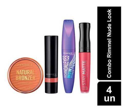 Imagen 1 de 7 de Combo Rimmel Nude Look