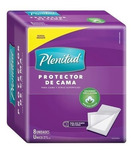 Imagen 1 de 2 de Plenitud Protector De Cama X 8 Unidades