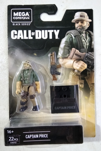 Mega Construx Call Of Duty Captain Price Black Series (Usado)
