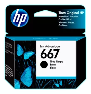 Cartucho De Tinta Hp 667 Original Ink