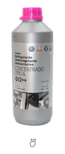 Refrigerante Concentrado Anticongelante Anticorrosivo Vw 1 L