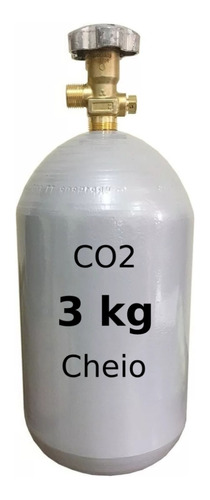 Cil. Co2 De Chopp E Cerveja Artesanal 3kg  Sem Gás