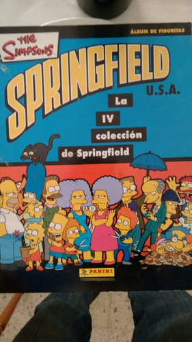 Álbum De Figuritas De Los Simpsons Springfield