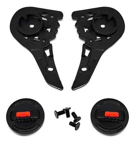 Kit Reparo Fixação Viseira Ls2 Ff358 Ff396 Helt Strada Fw3