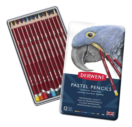 Lápices Pastel Derwent Set 12 Colores