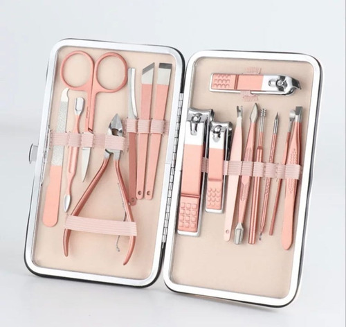 Kit De Herramientas Manicura / Pedicure (16 Unidad)