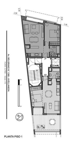 Imagen 13 de 14 de Venta De Departamento 2 Ambientes Con Balcón En Avellaneda (25437)