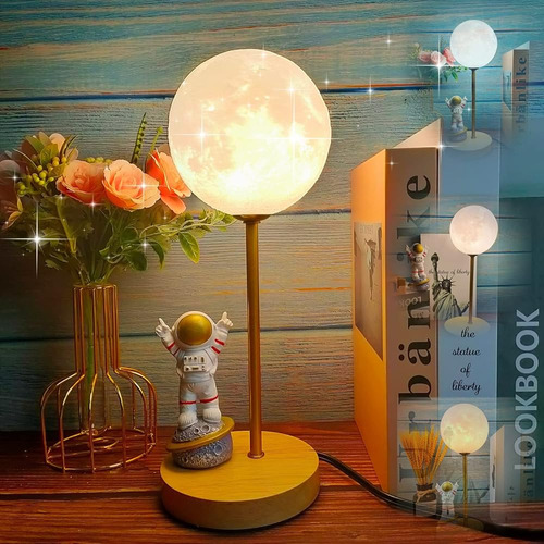 Vzmoshion Moon Table Lamp Space Buddy Light 3/4/6000k Moo