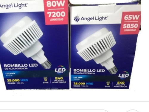 Bombillo Led Industrial 80w Y 65w Multivoltaje Rosca E27 E40