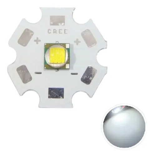 Led Cree 10w 3v T6 Blanco Chip Exploradora Iluminación 