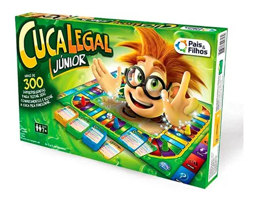 Jogo Cuca Legal Júnior 336 perguntas Educativo - Pais e Filhos